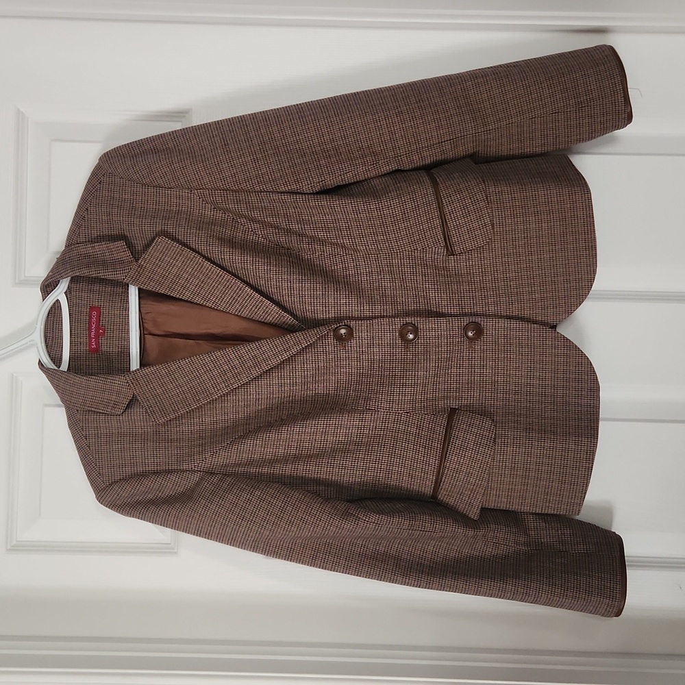 Jacket, skirt sold separatly